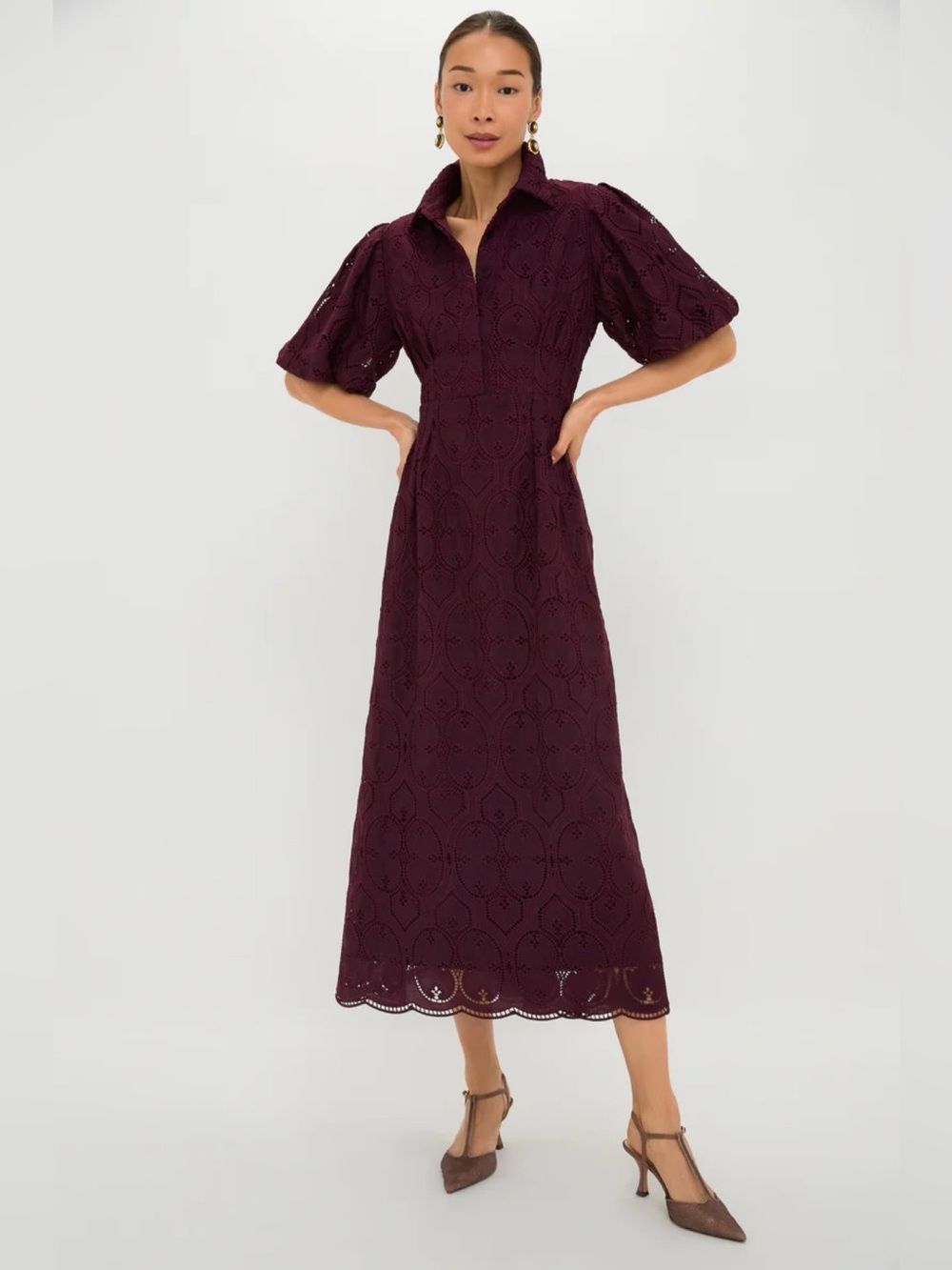 Tuckernuck Eyelet Delaney Dress | Winetasting